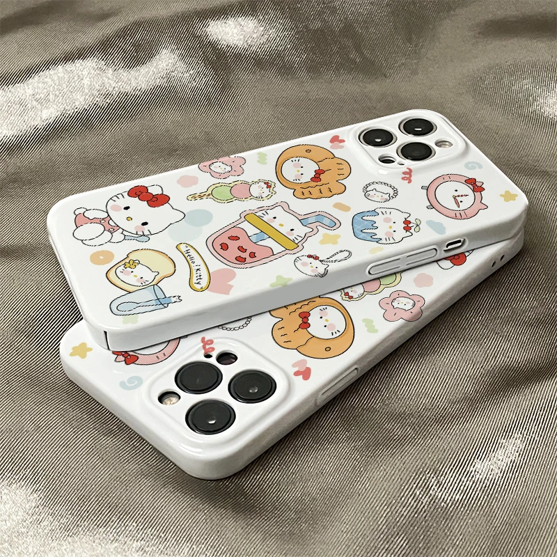 【卡通kt猫】适用苹果16promax手机壳iphone13/4防摔15全包菲林硬壳