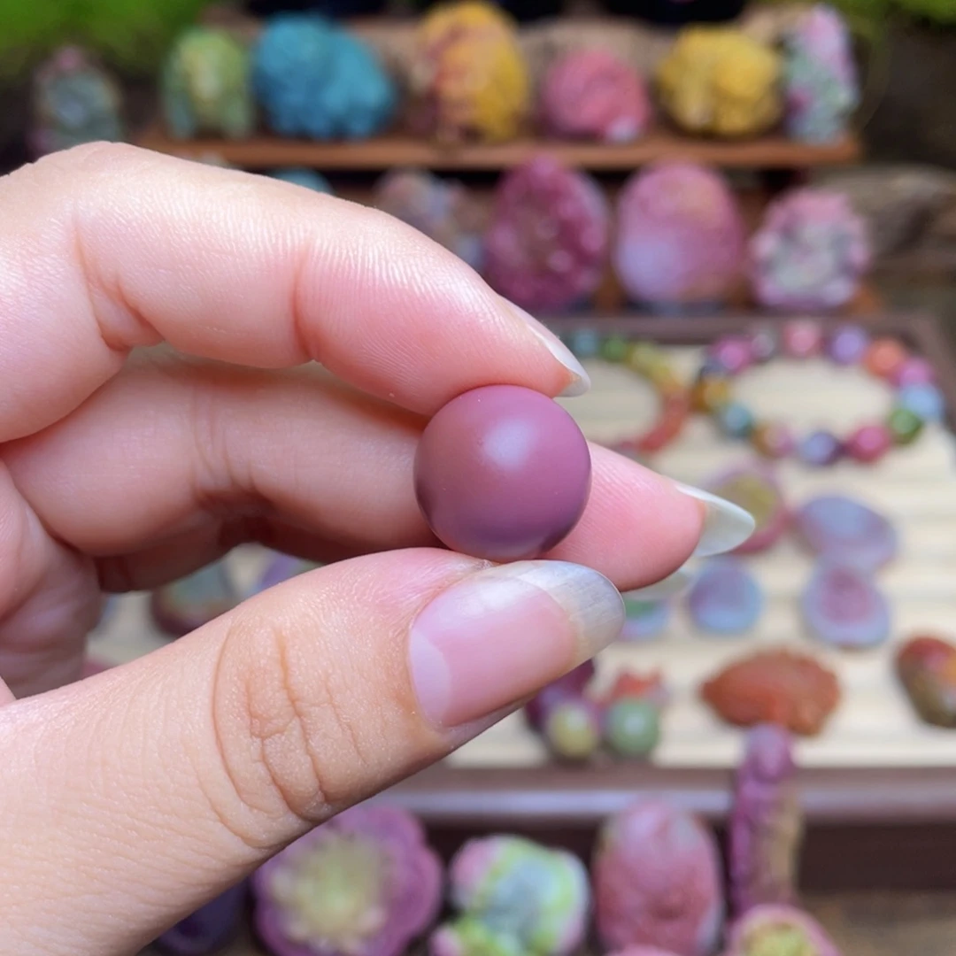 小***5玛瑙/玉髓未镶嵌珠宝半成品盐源玛瑙磨砂珠