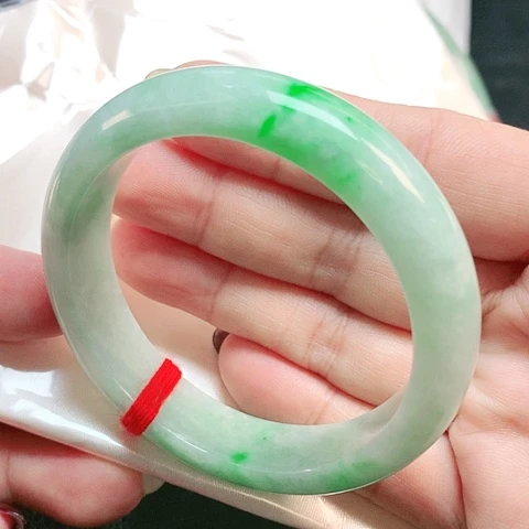 未镶嵌手镯翡翠正圈2539
