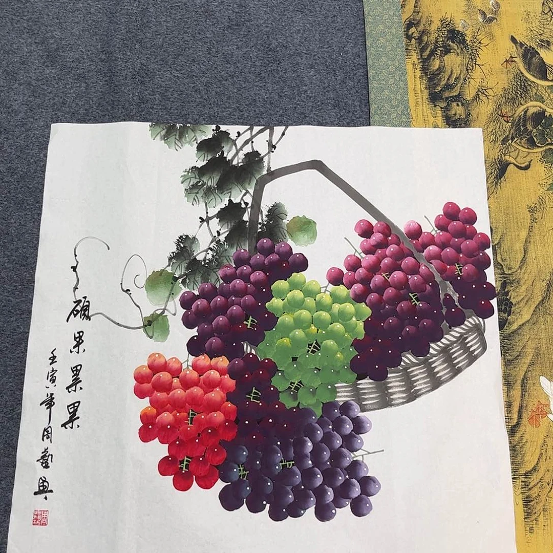 国画宣纸国画纯手绘作品