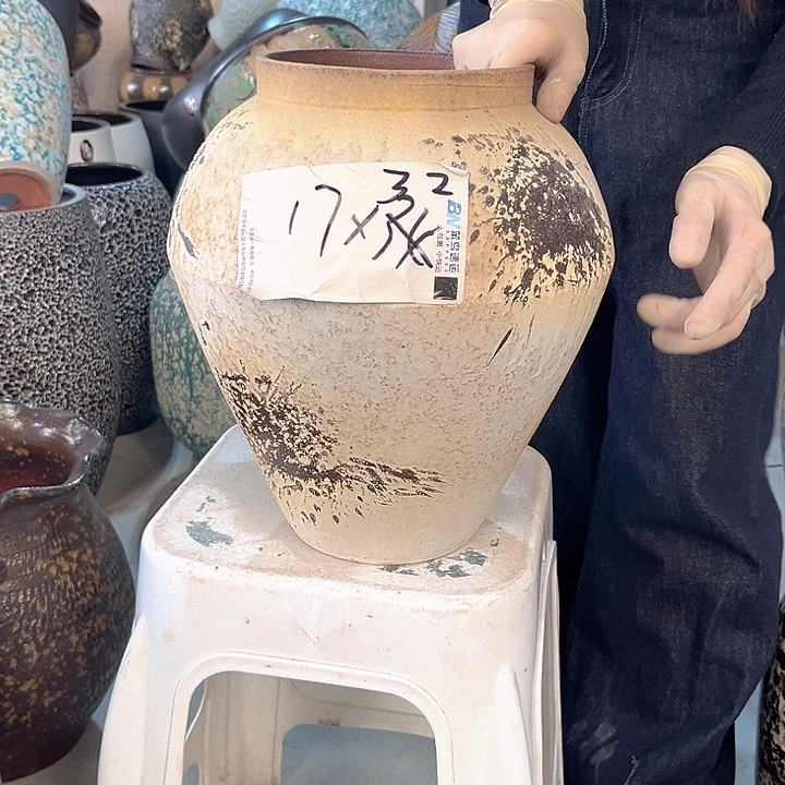 正品口17高32花盆……