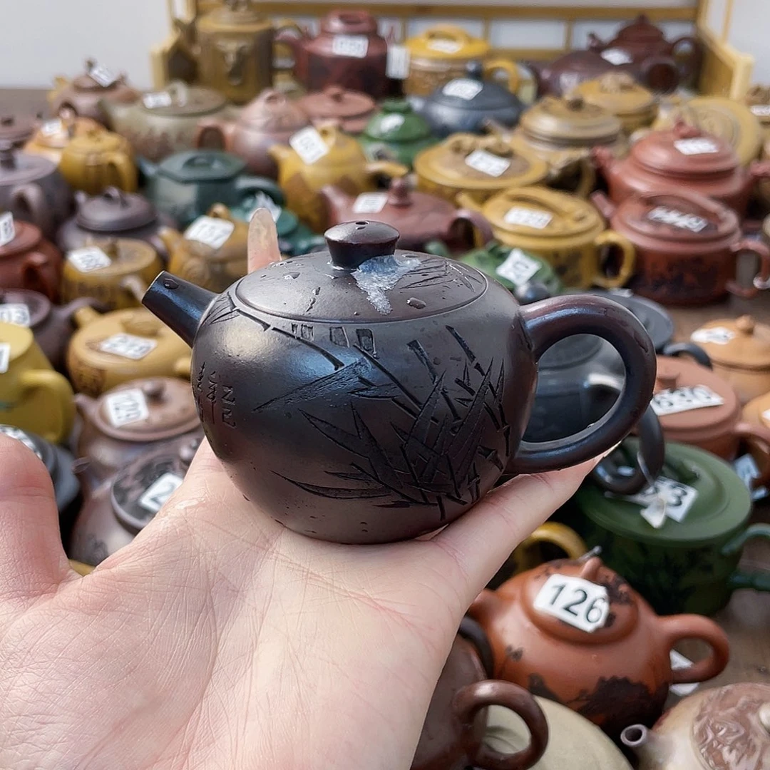茶壶紫砂渢***三紫砂微瑕