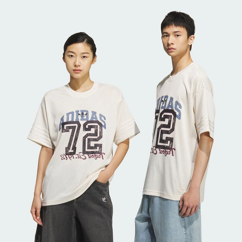 阿迪达斯 （adidas）男女通款休闲潮流T恤短袖KF0721