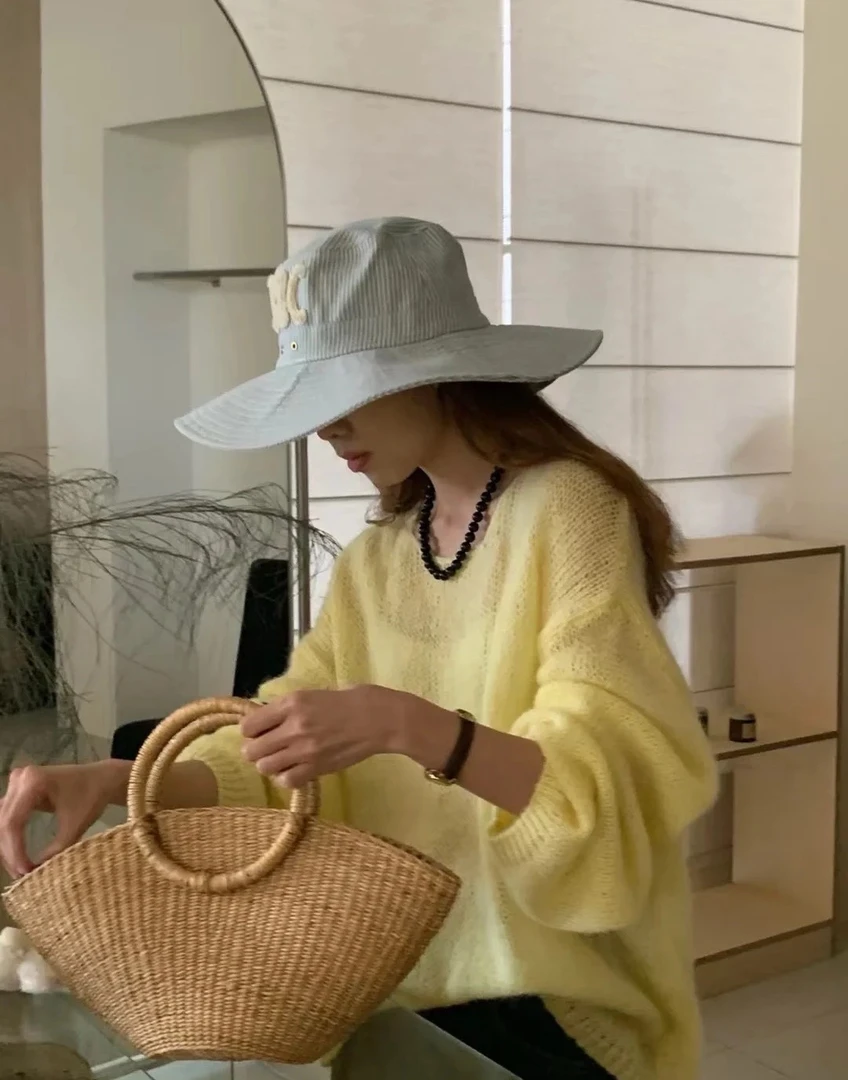 【编号118-390】高品质套头慵懒重工新款毛衣针织开衫外套秋季2025