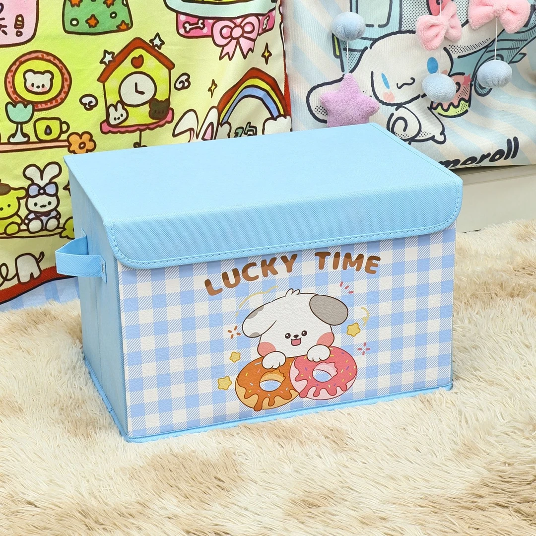 38cm*25cm*25cm超大容量收纳书籍衣物储物折叠整理收纳盒