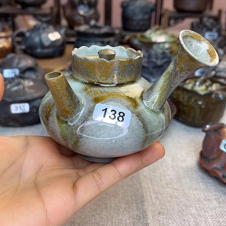 裸柴烧陶瓷手工茶器