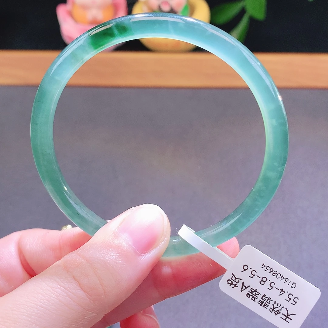 翡翠未镶嵌手镯天然翡翠