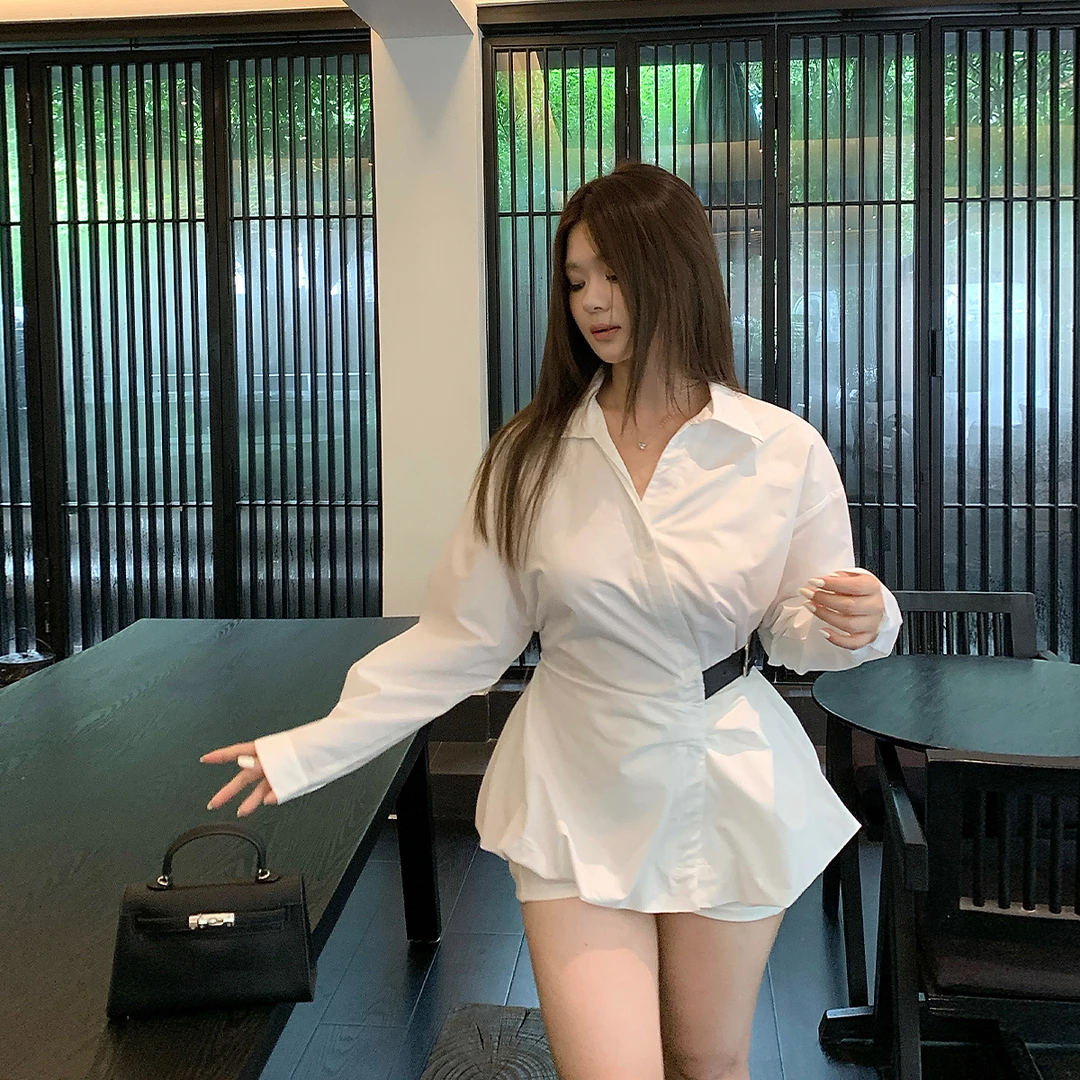 Yellowmoon微胖定制【高阶松弛】侧边扣短裤早秋包臀休闲裤DM1273