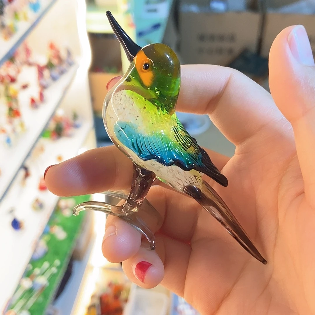 琉璃手工艺品翠鸟