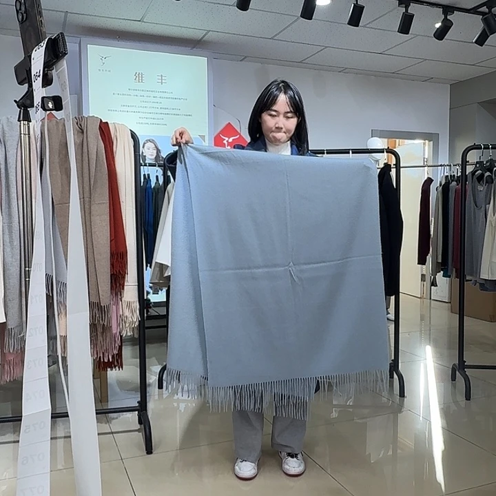 纯羊绒保暖围巾060