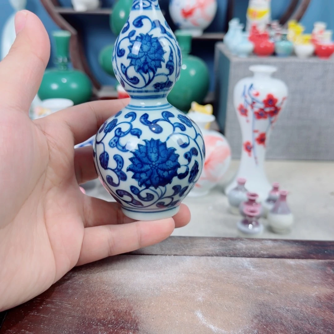 陶瓷手工小花器摆件