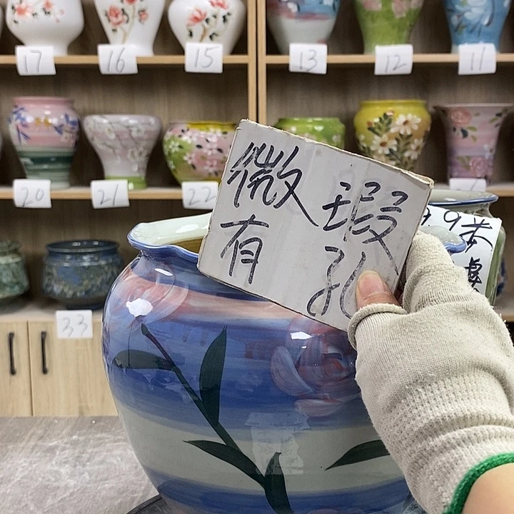 缸3xc景德镇陶瓷花盆