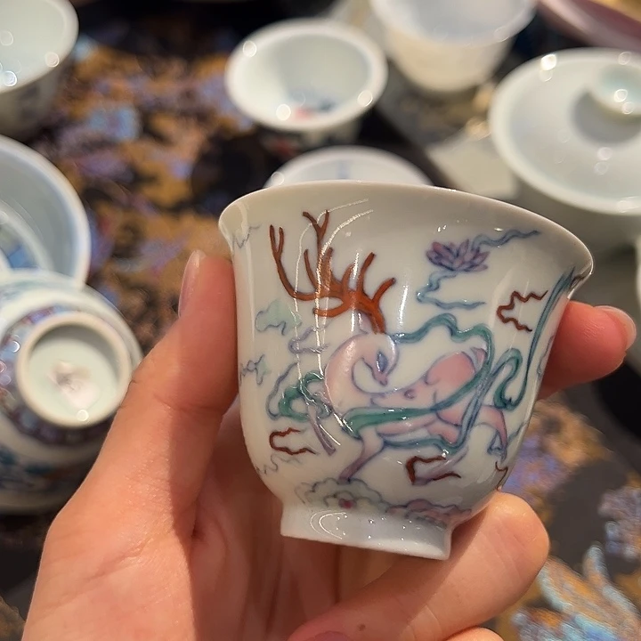 微瑕定山九色鹿单杯杯杯杯
