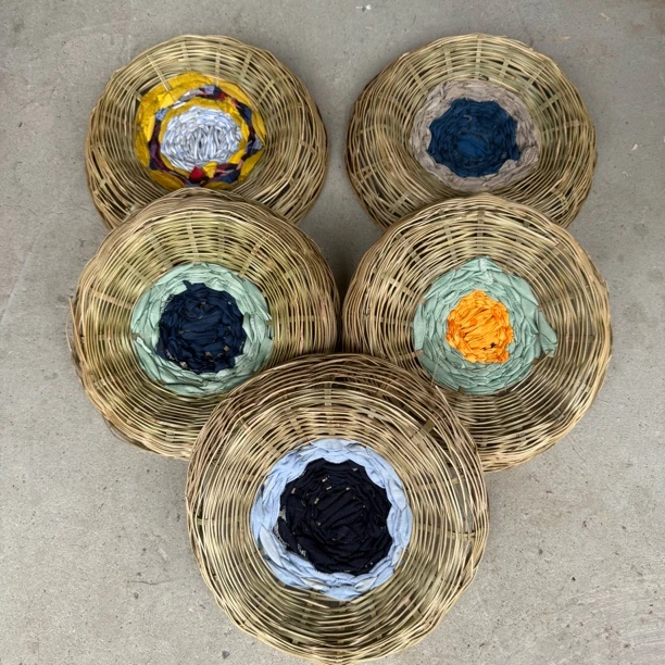 竹编鸽子窝防侧翻不易滋生细菌鸽子巢盆鸽子蛋盆