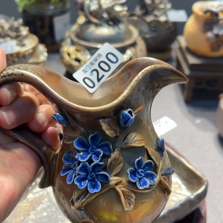 柴烧茶器，纯手工制作