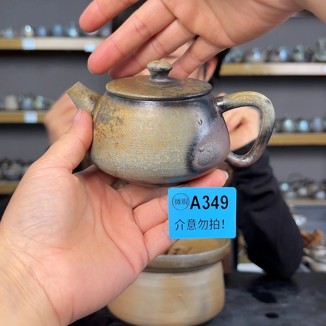 坭兴陶纯柴烧原矿泥料纯手工壶200毫升