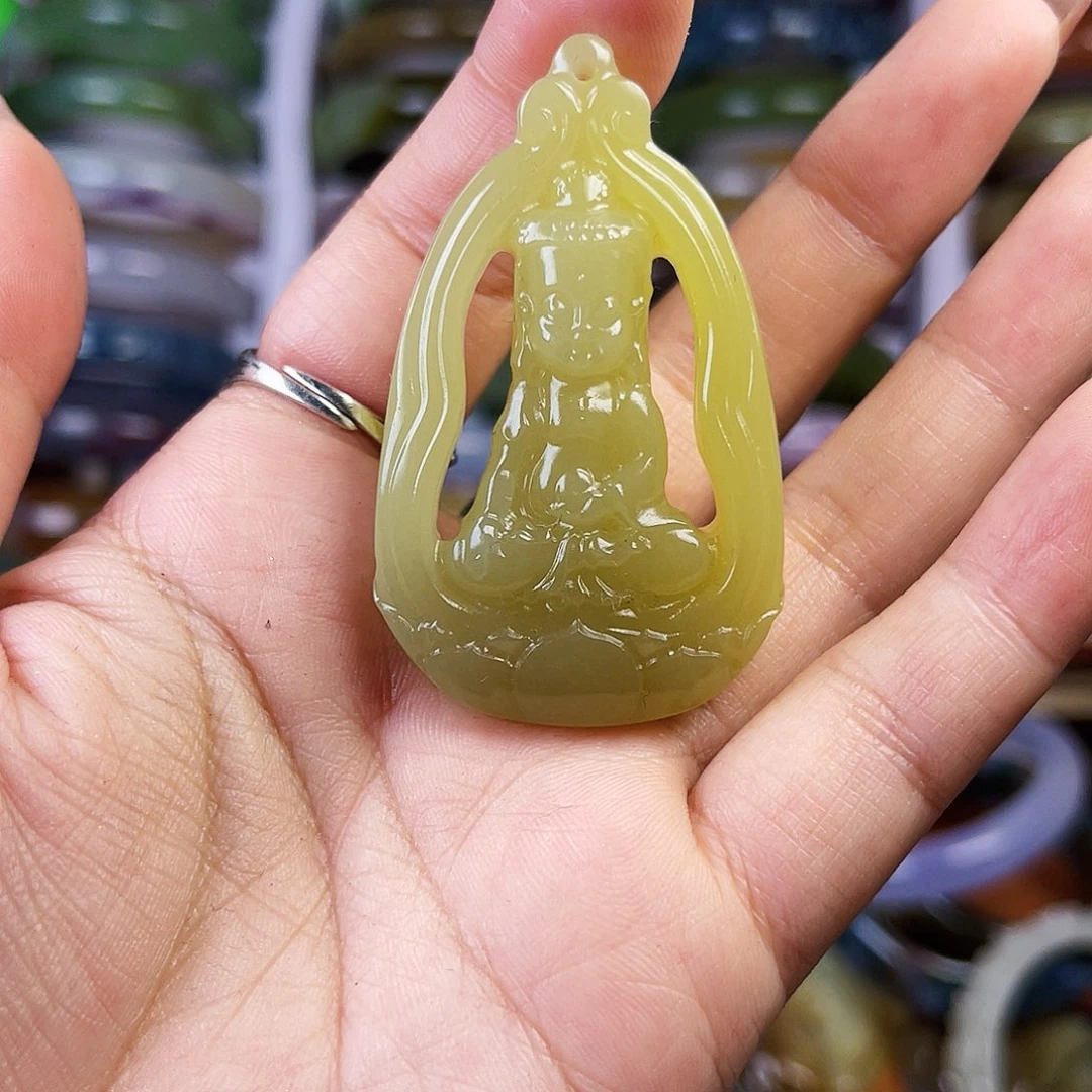 未镶嵌蛇纹石玉颈饰