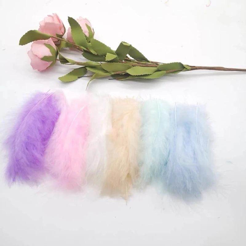 1【沐家】羽毛羽毛装饰品彩色羽毛diy