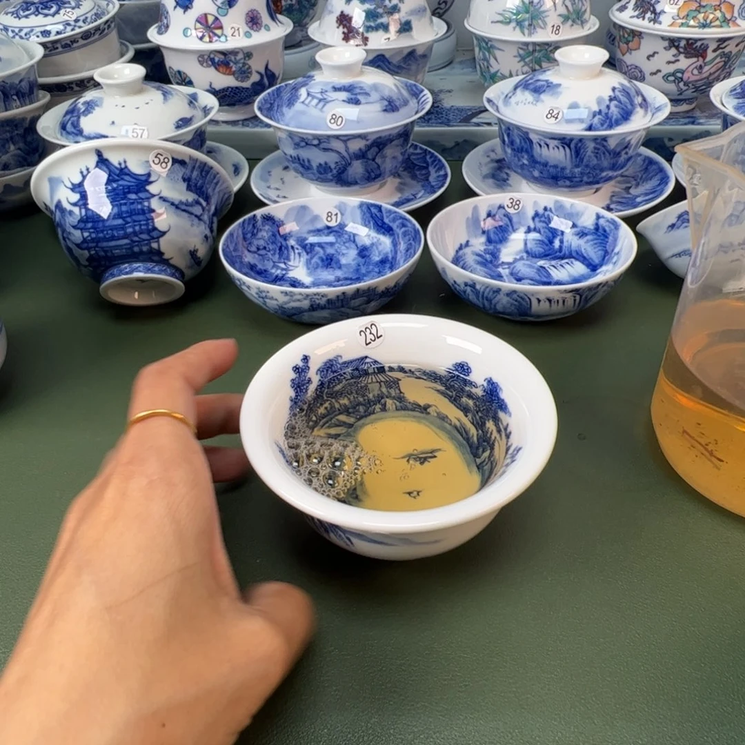 木木景德镇纯手工纯手绘茶具232