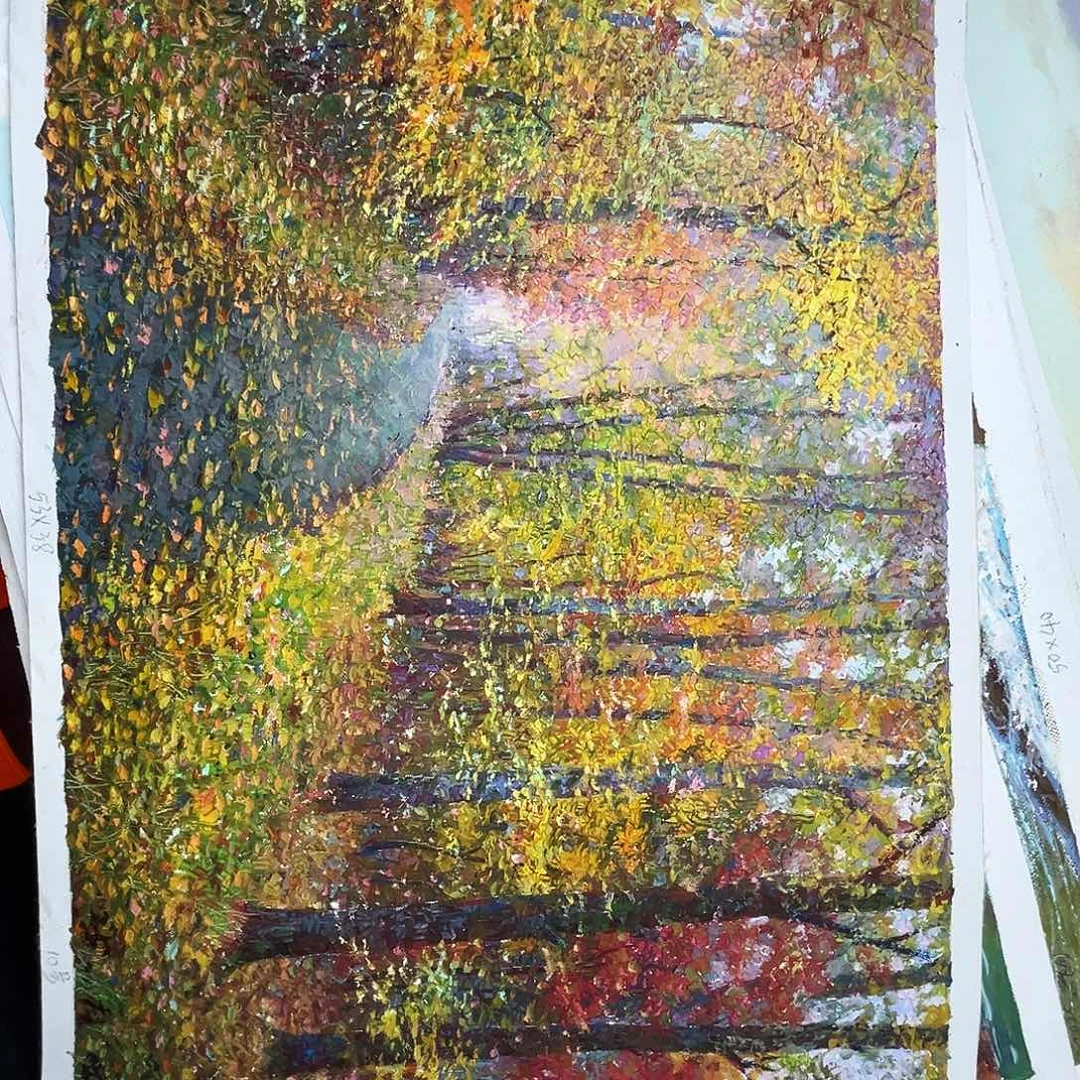 军***家油画朝鲜艺术家油画作品