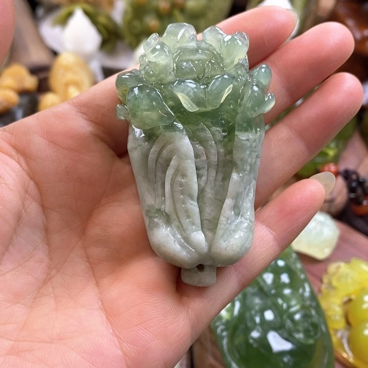 未镶嵌蛇纹石玉手把