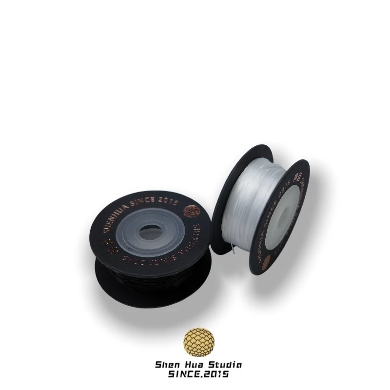 神话出品 文玩串珠手串专用定制弹力线扁丝弹力绳佛珠串珠绳0.8mm