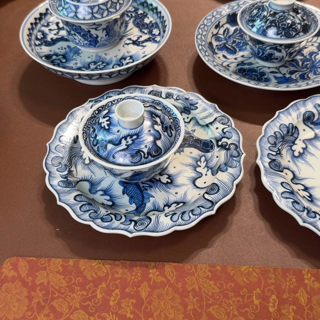 茶*子手工手绘茶具套组微瑕