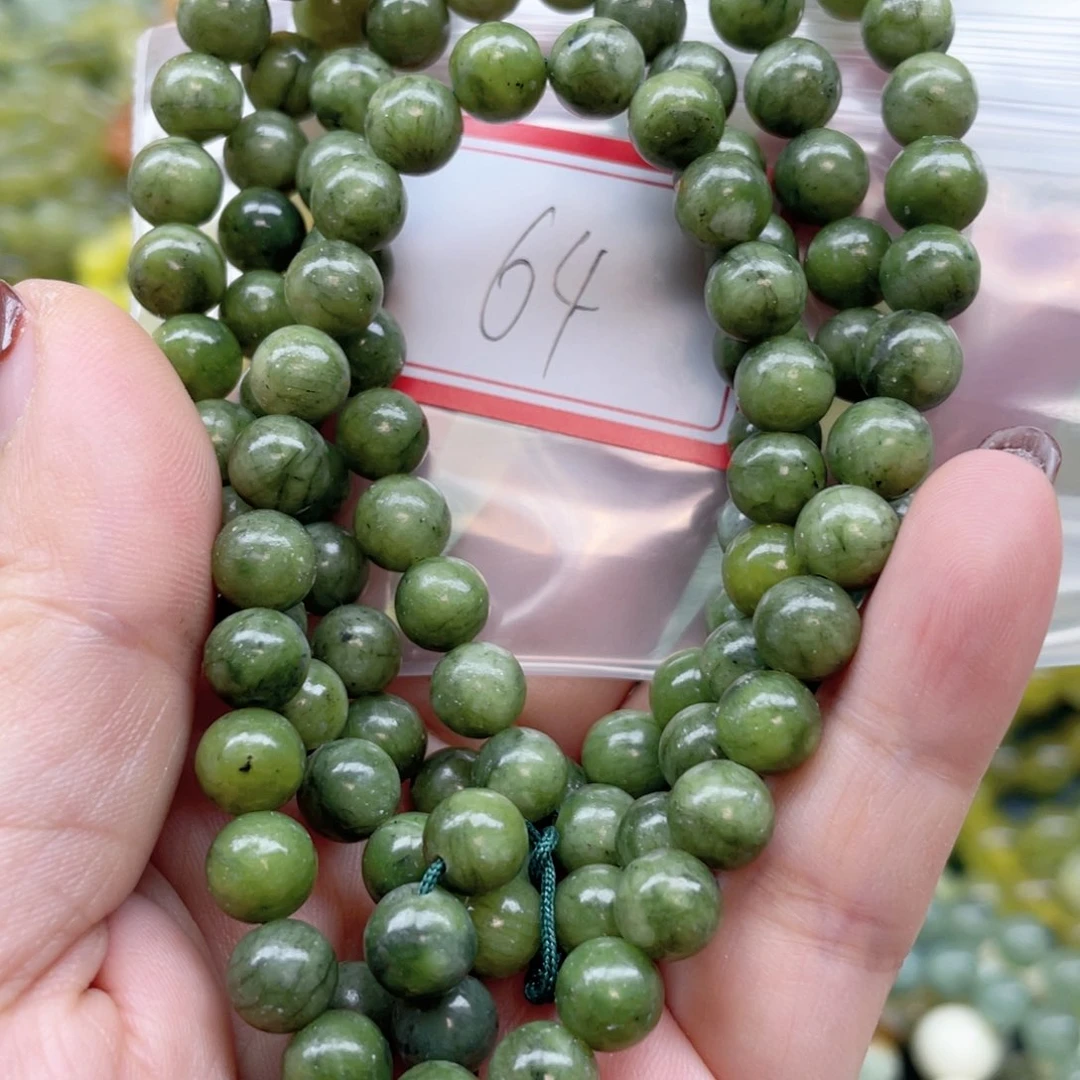 未镶嵌蛇纹石玉手链