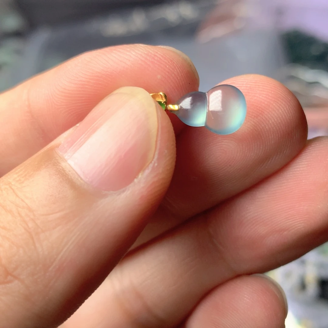 【闪购商品】翡翠18K金镶嵌颈饰翡翠