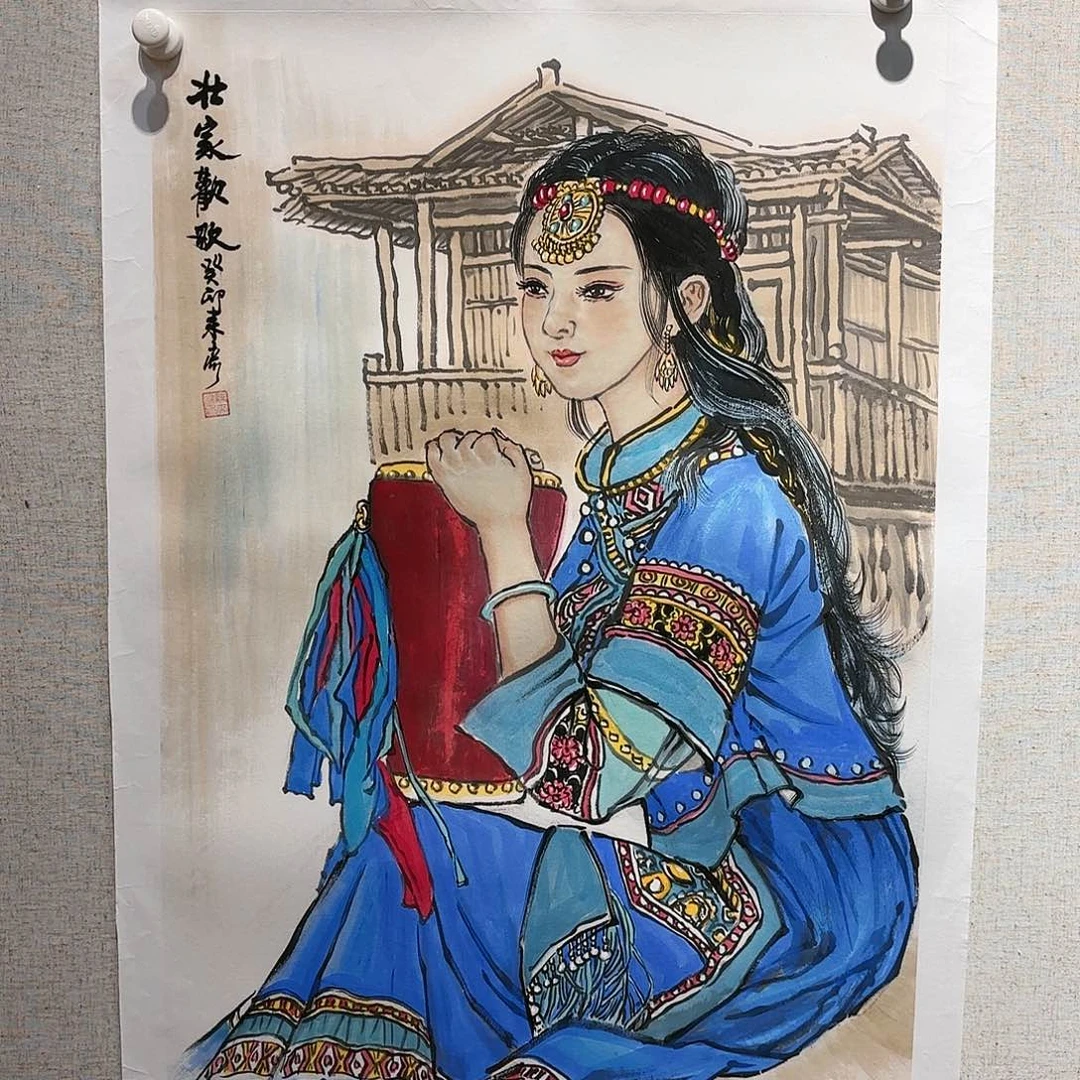 国画亲笔手绘原创