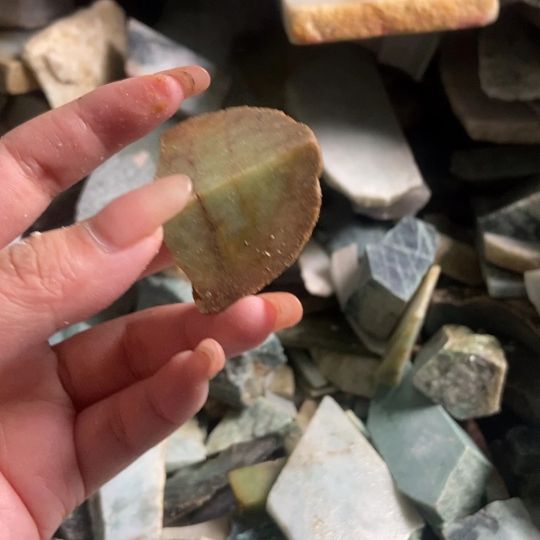 翡翠未镶嵌挂件天然翡翠