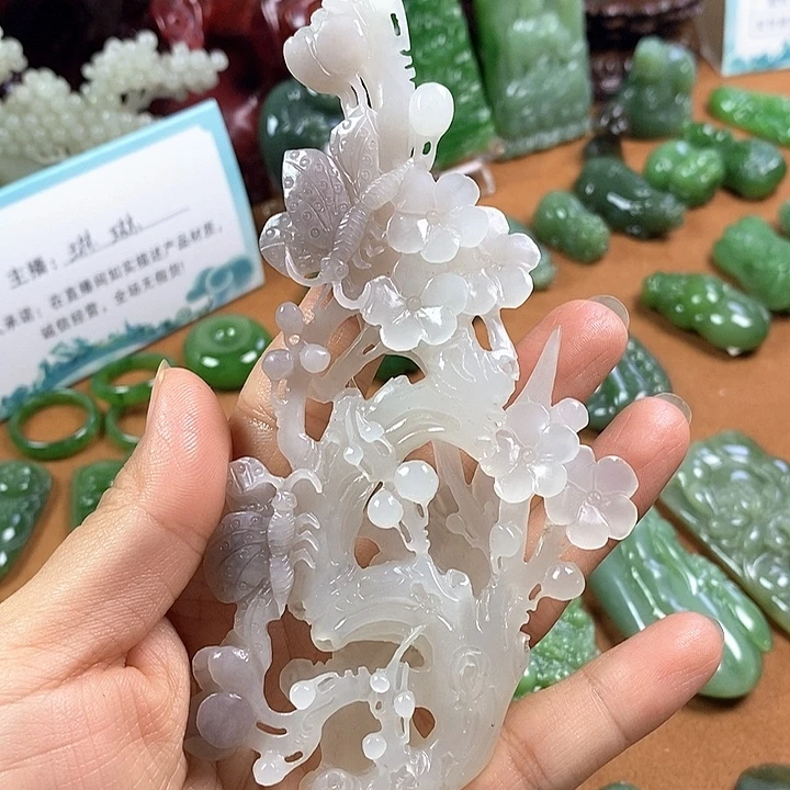 和田玉未镶嵌摆件