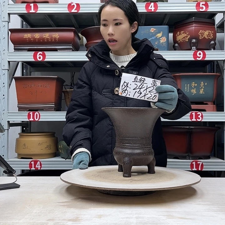 紫砂花盆紫砂花盆