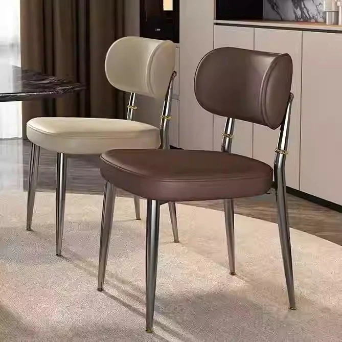 复古新款高级感设计师餐椅家用舒适靠背无扶手椅子时尚感靠背椅