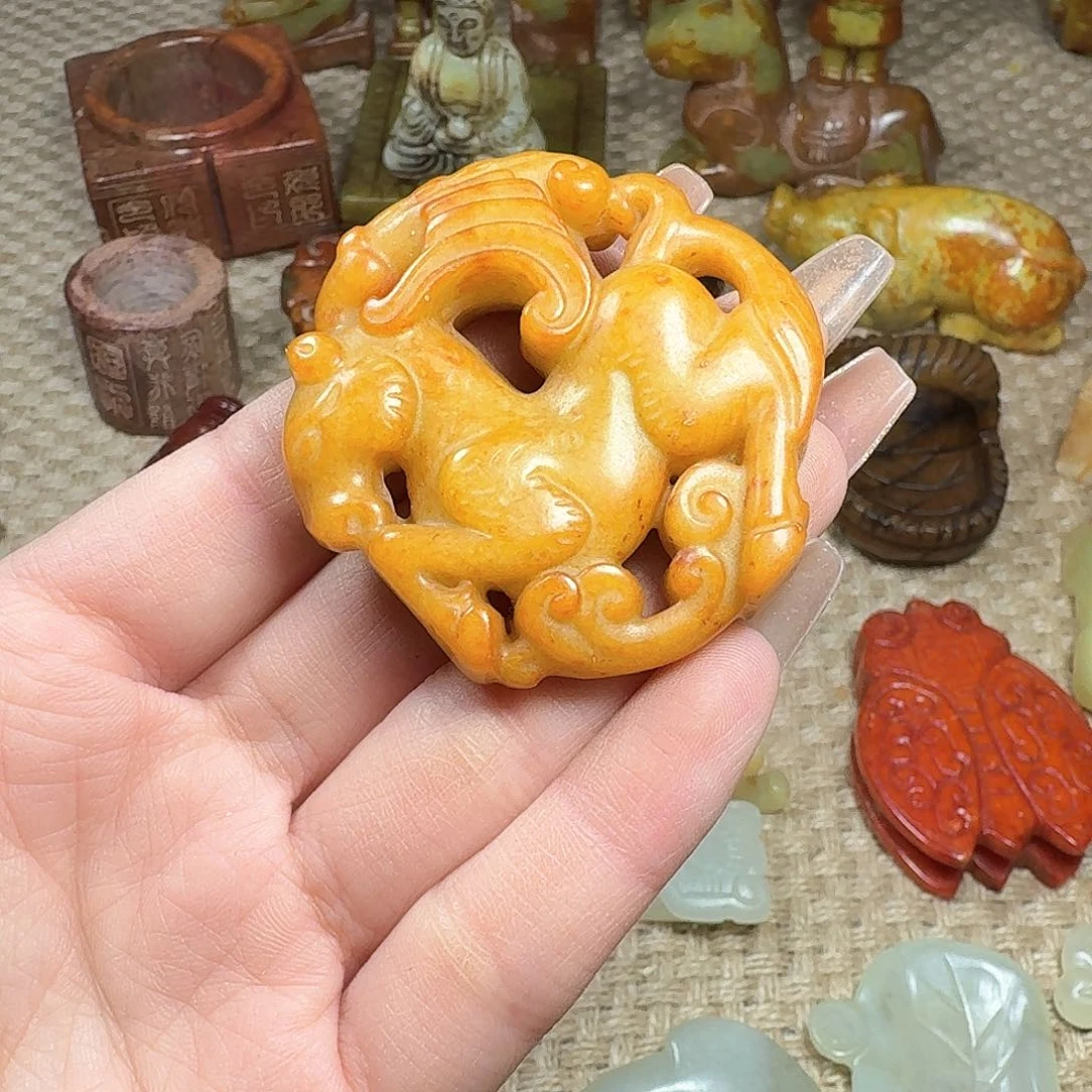 白玉菩提吊坠挂件