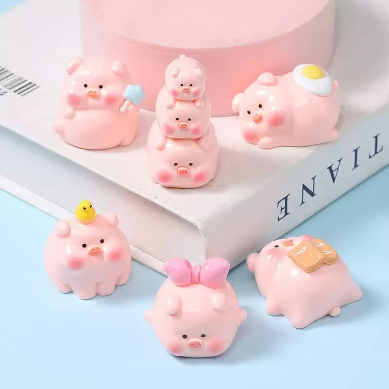 【九宫格+许愿】实色超萌纷纷猪创意diy摆件