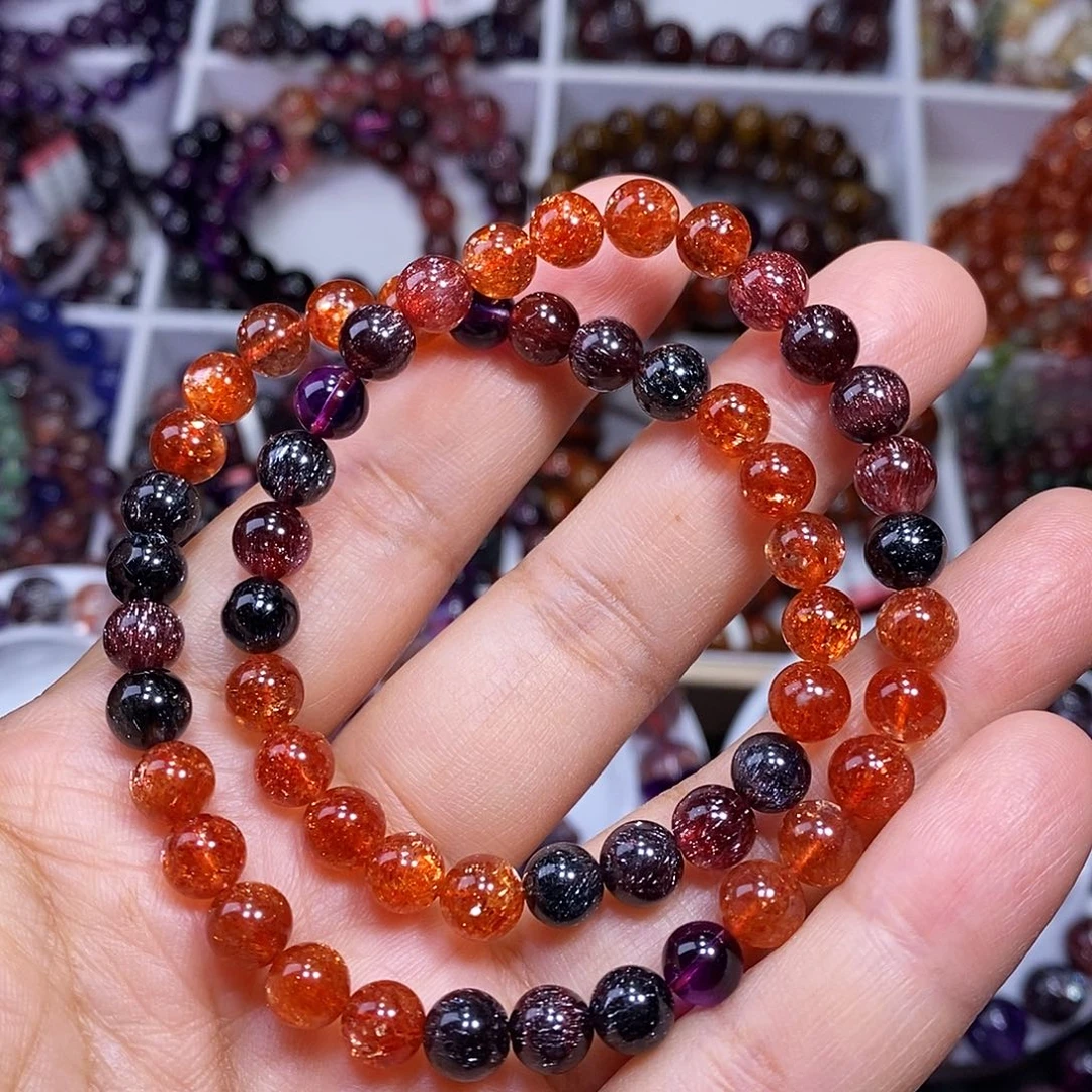 水晶手链未镶嵌多宝6.8