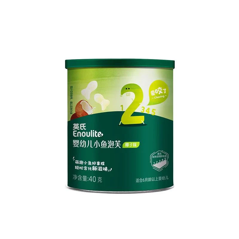 英氏婴幼儿小鱼/果裹/五彩嘟嘟泡芙40克