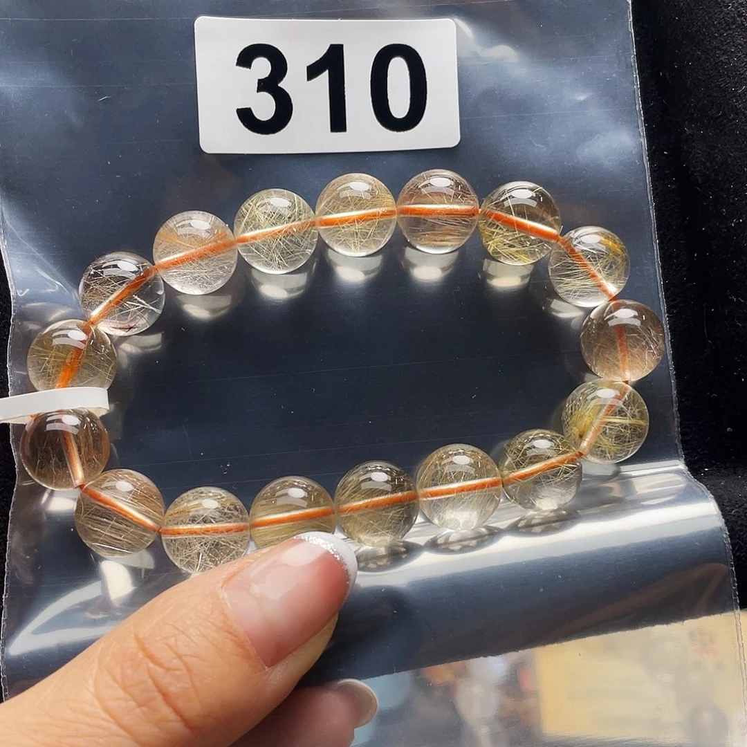 睿***白未镶嵌手串水晶手串310。