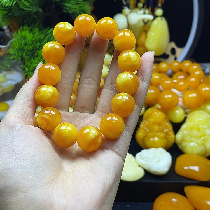 中***犯非金属全品无瑕老腊手串