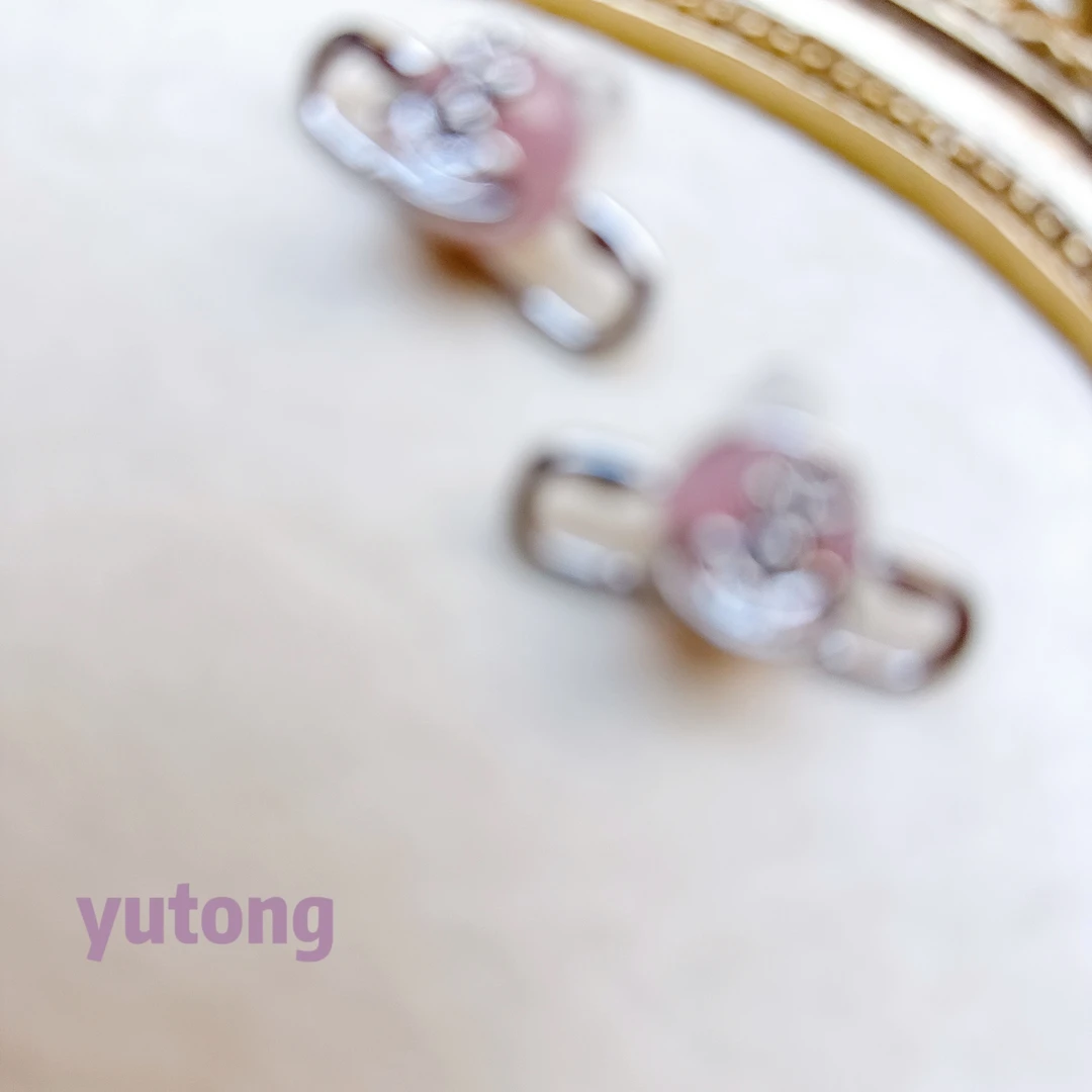 铜合金仿水晶耳饰 【雨桐轻奢饰品】设计款耳环YT00100