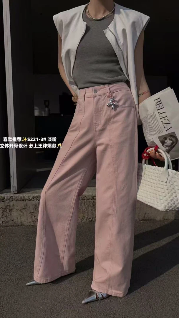 NK221牛仔裤  休闲时尚百搭 多金女装直播间