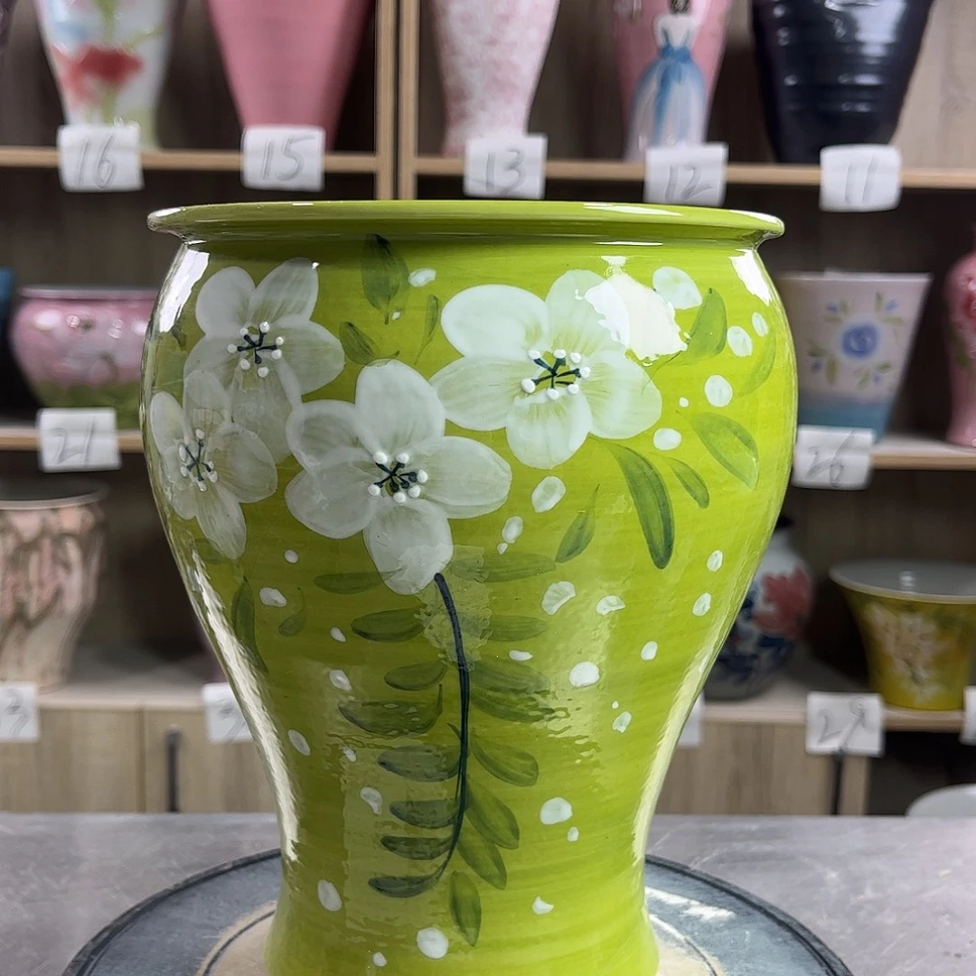 景德镇陶瓷花盆花盆