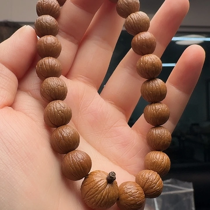 猴头核桃手串11➕小凤羽 原皮无科技 有点反油