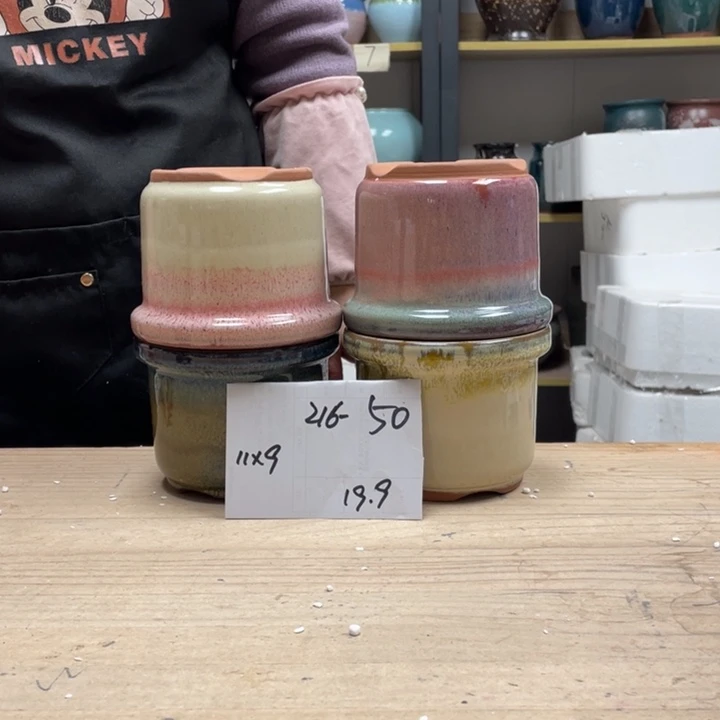 紫砂花盆多肉花盆微瑕50