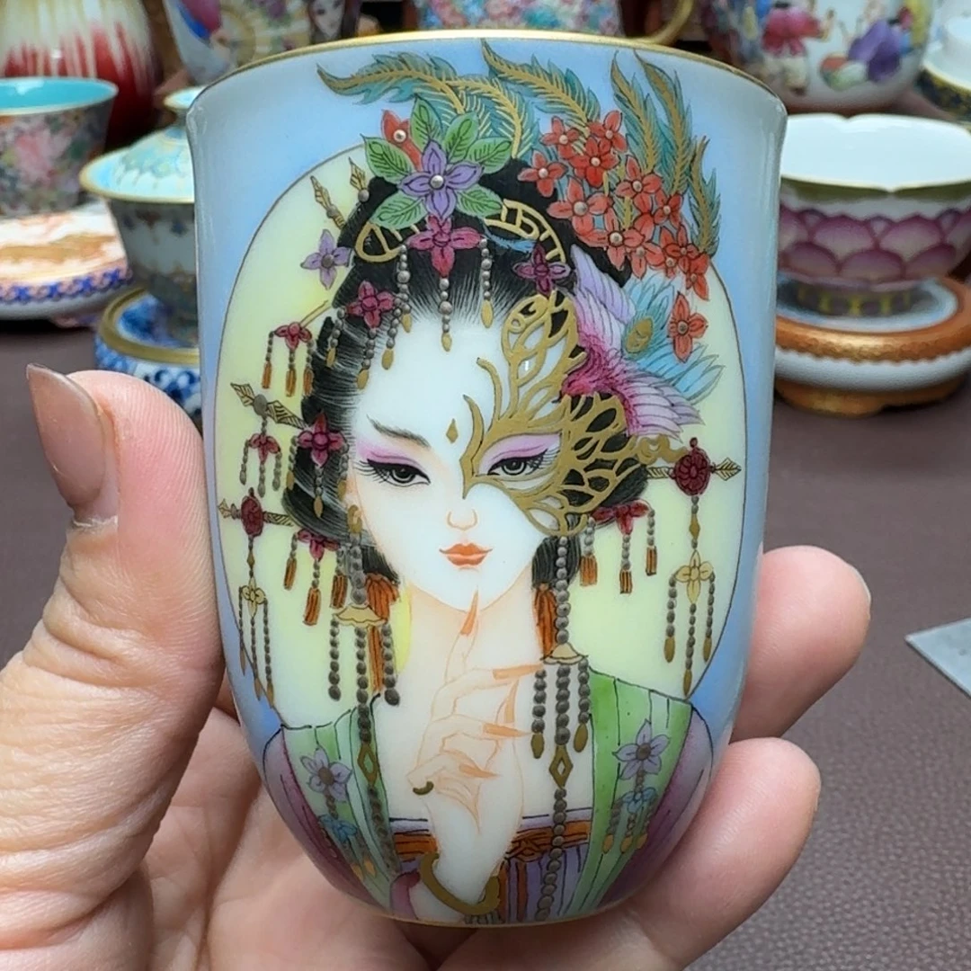 瓷片景德镇仿古手工制作精品展示