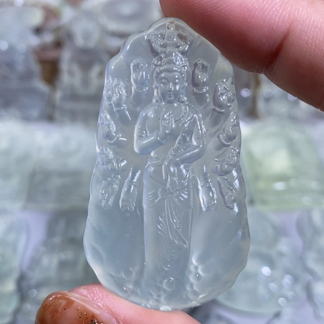 未镶嵌岫玉颈饰吊坠