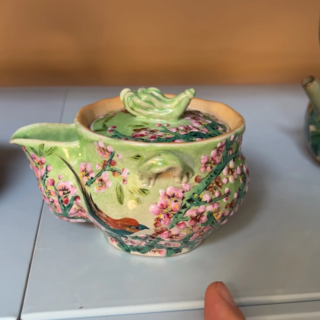 柴烧手工手绘陶瓷