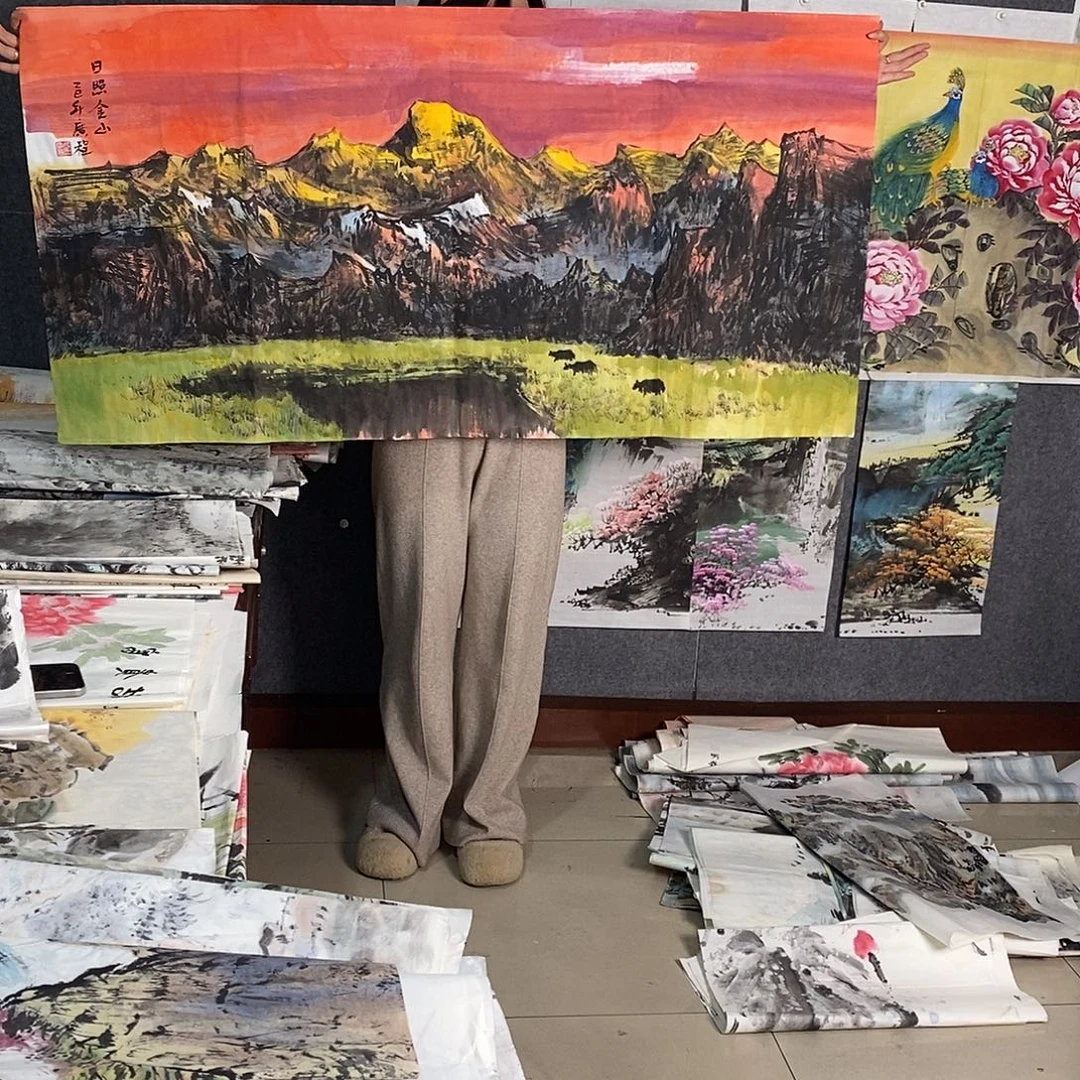 国画手写手绘国画作品12