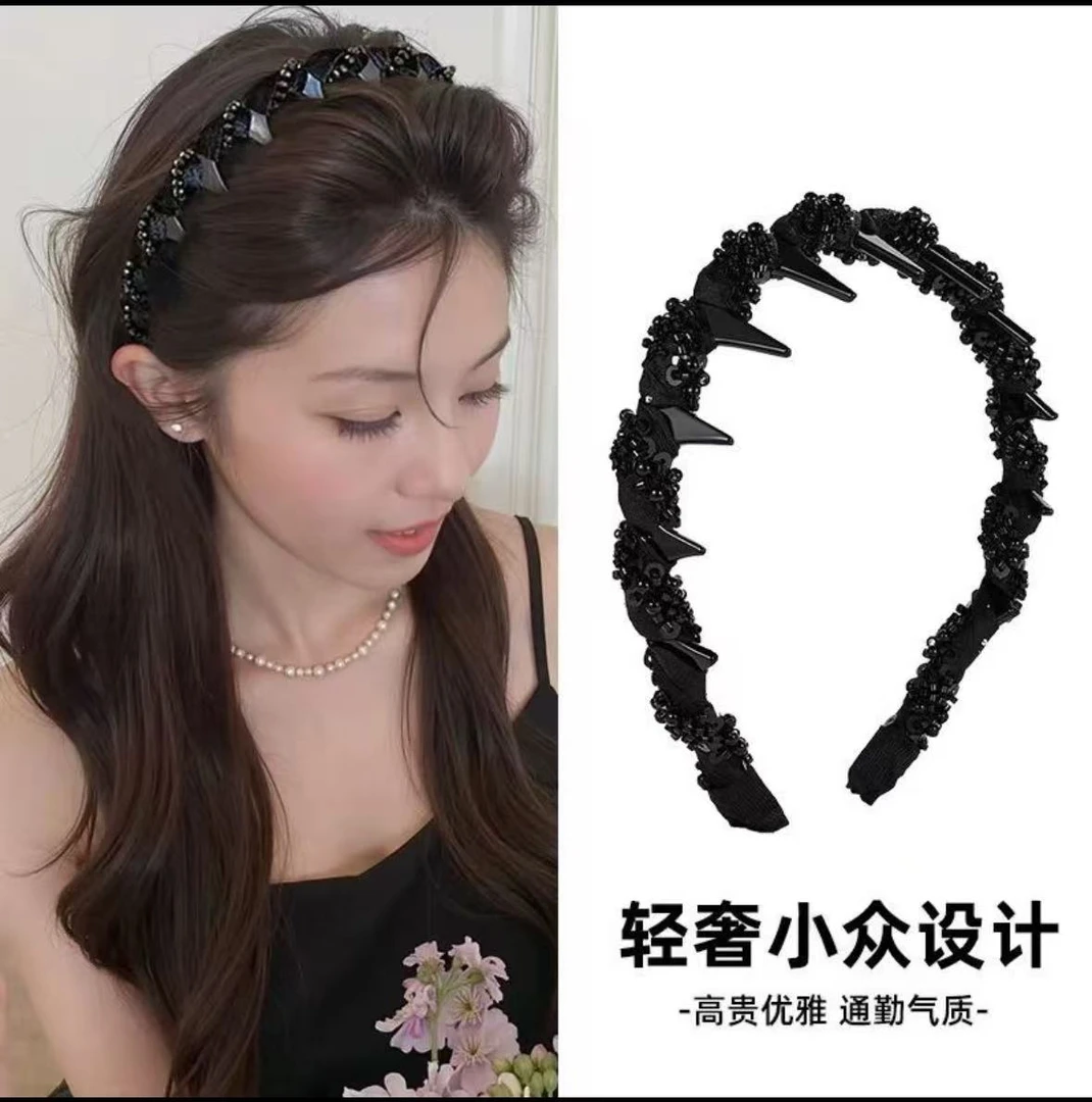 带齿轻奢日韩少女风发箍头箍头饰韩版韩式